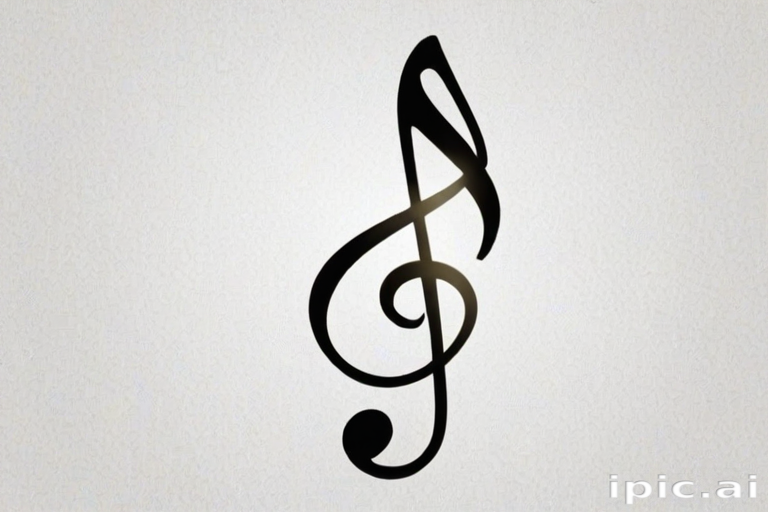 A Classic Musical Symbol Representing Harmony and the Art of Music.