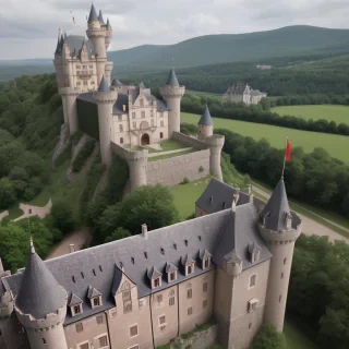 background of a castle
