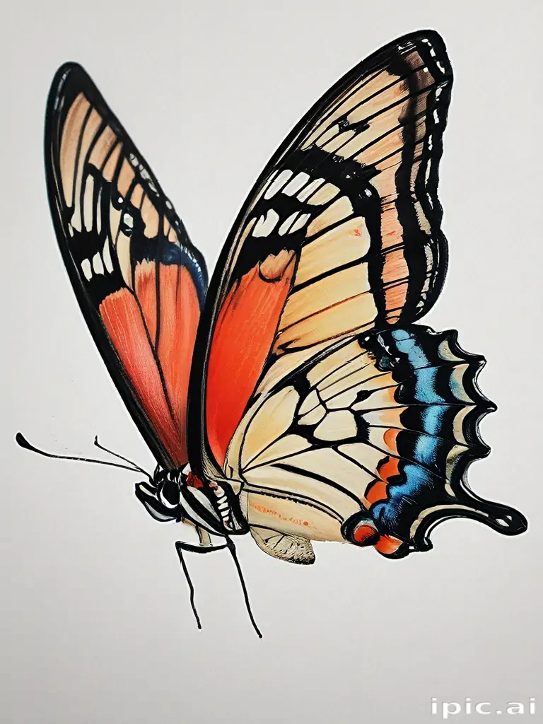 picture of a butterfly drawing