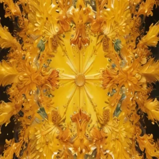 aesthetic yellow background