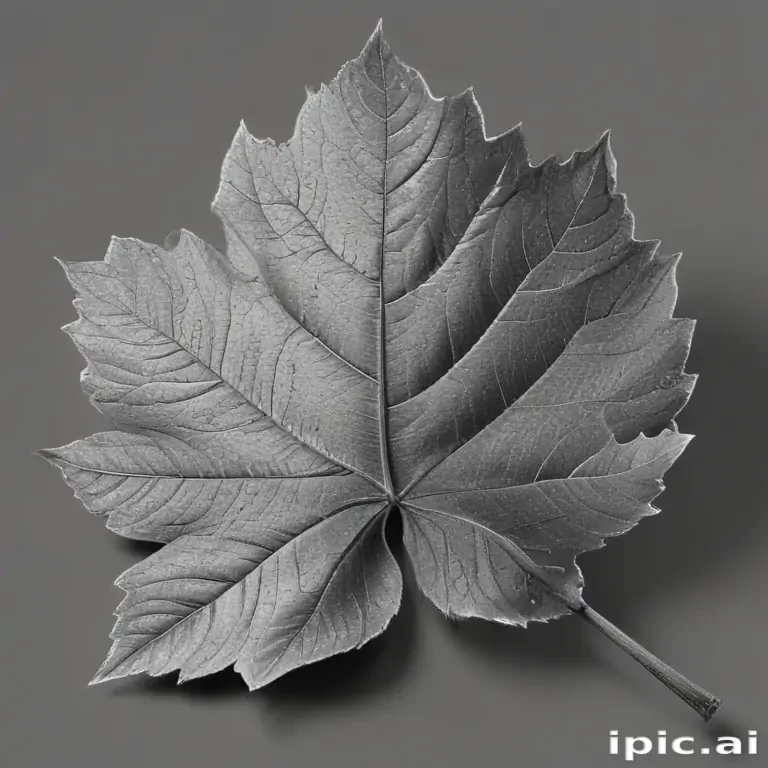 clipart of leaf black and white