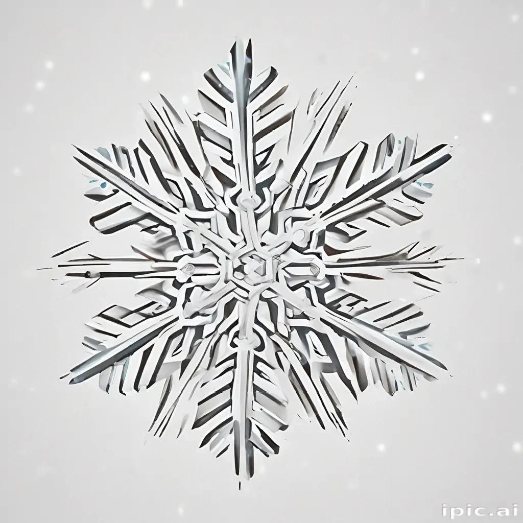 snowflake clipart free
