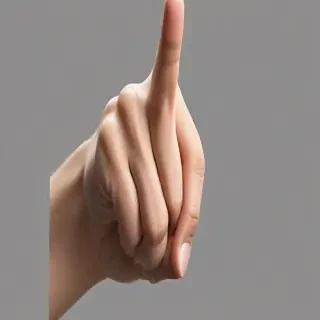 pointing finger png
