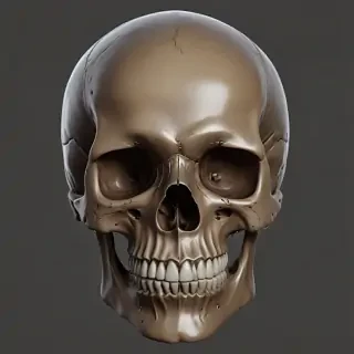 transparent skull png