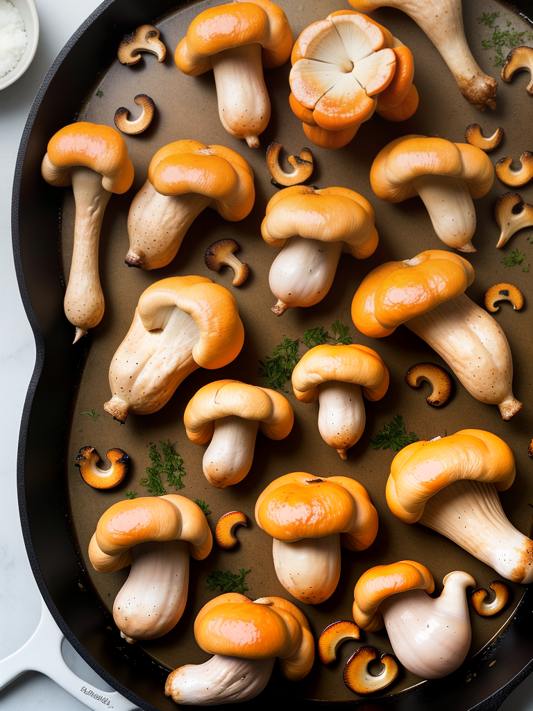 how to cook chicken of the woods mushrooms
