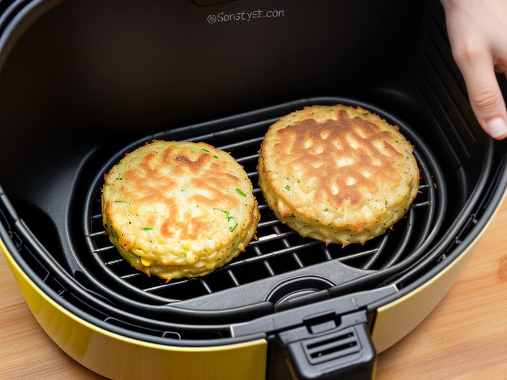 how to cook hash brown patties in the air fryer