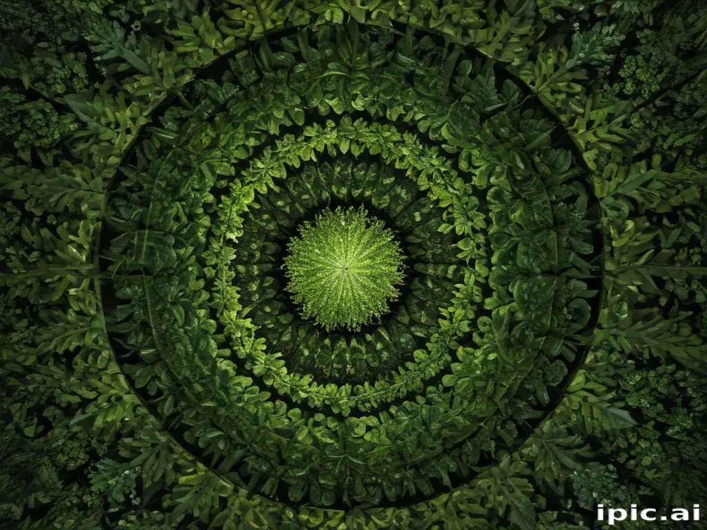leaf circle