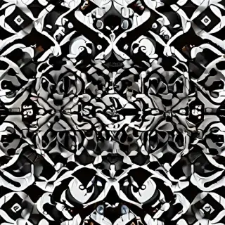 black and white pattern