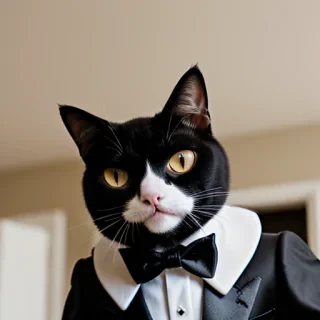 tuxedo cat