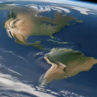 earth from space