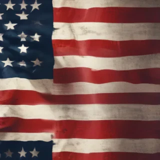 american flag aesthetic