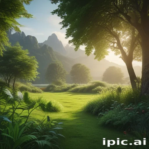 greenery background aesthetic