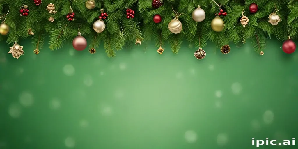 green christmas background