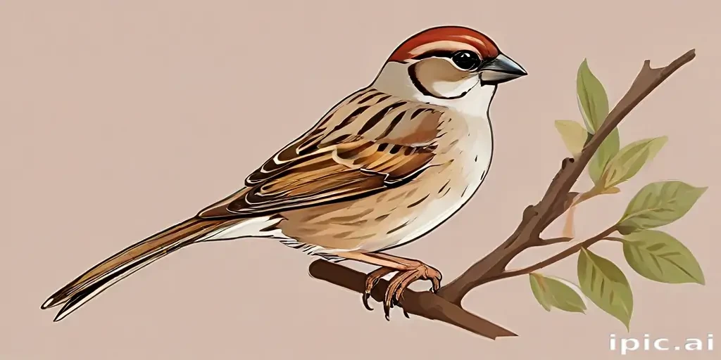 sparrow clipart