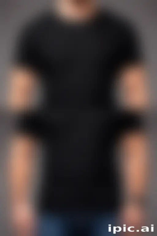 black mockup shirt