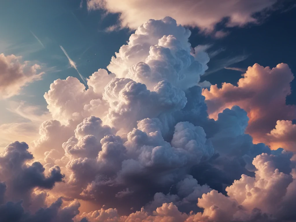 aesthetic clouds wallpaper