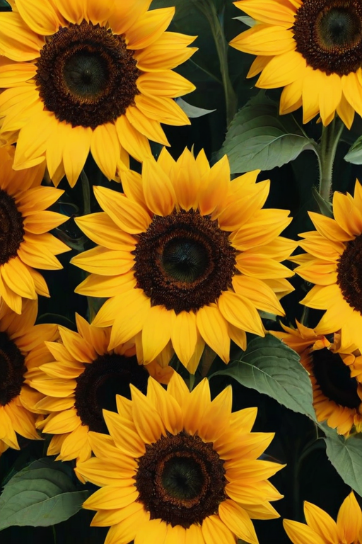 sunflower backgrounds aesthetic