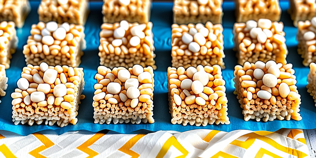 sheet of rice crispy treats