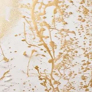 white background gold