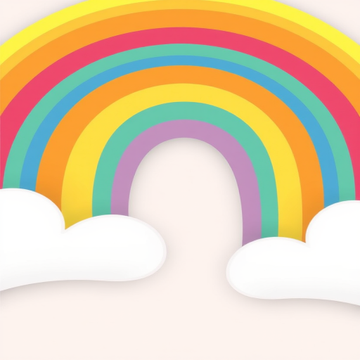 cute rainbow backgrounds