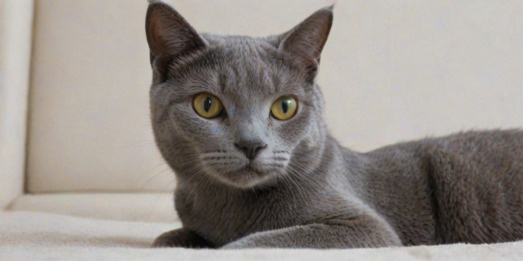 grey cat