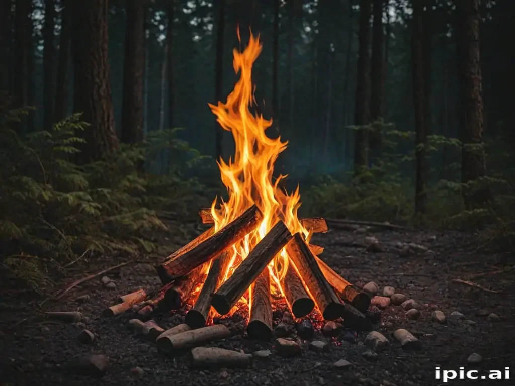 camp fire png