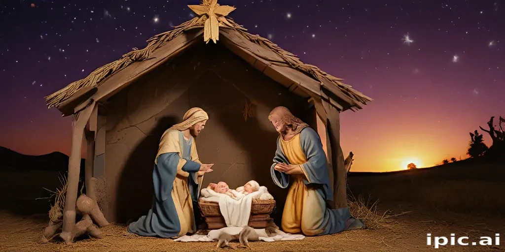 merry christmas nativity images free