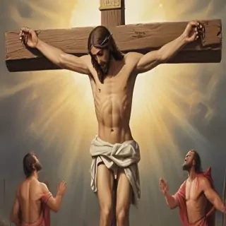 jesus on the cross picture