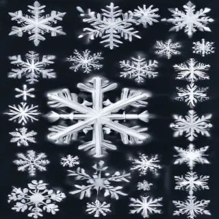 snowflake clipart free