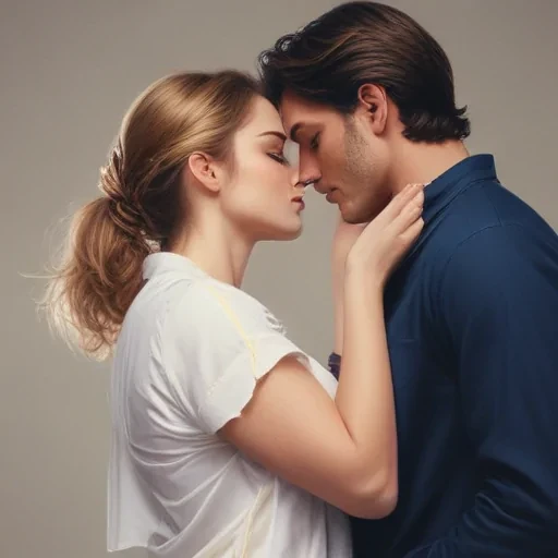 couples drawing poses