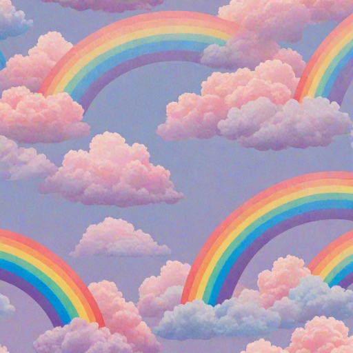 aesthetic wallpapers rainbow