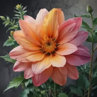 drawings of flowers with color