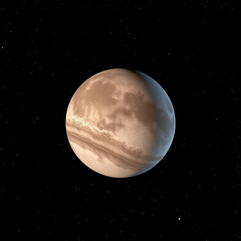 Generate a high-resolution image of Mercury in space, with realistic surface details, using a DSLR camera with a 50mm lens, aperture f/8, ISO 100, and a clear night sky view.