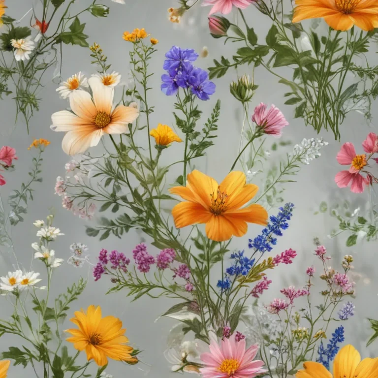 wildflowers transparent background