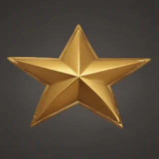gold star sticker png
