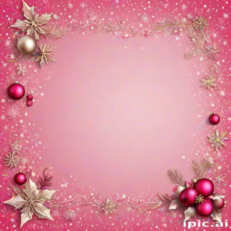 christmas background pink