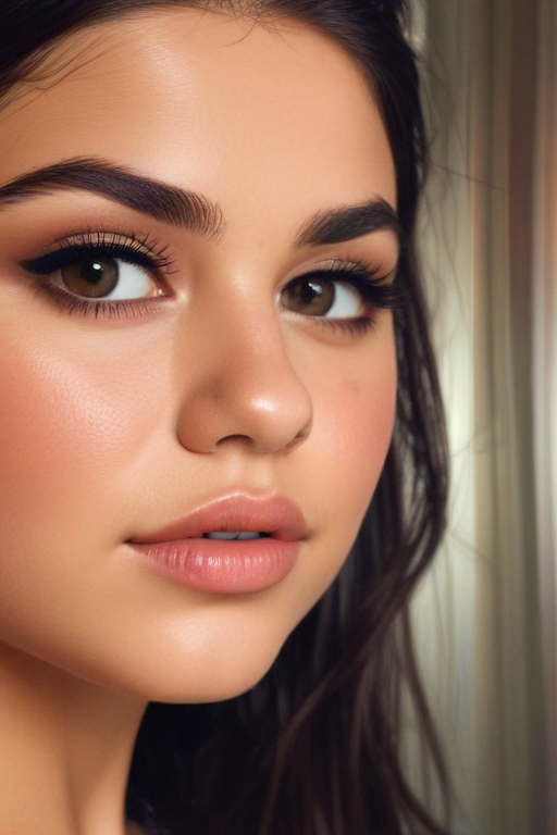 selena gomez brow