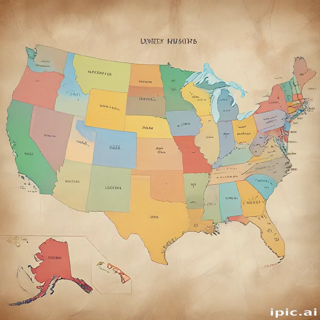 us states on a map