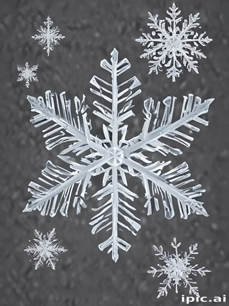 snowflake clipart with transparent background
