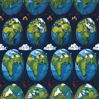 cartoon picture planet earth