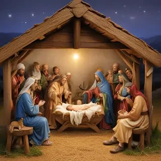 manger scene images free