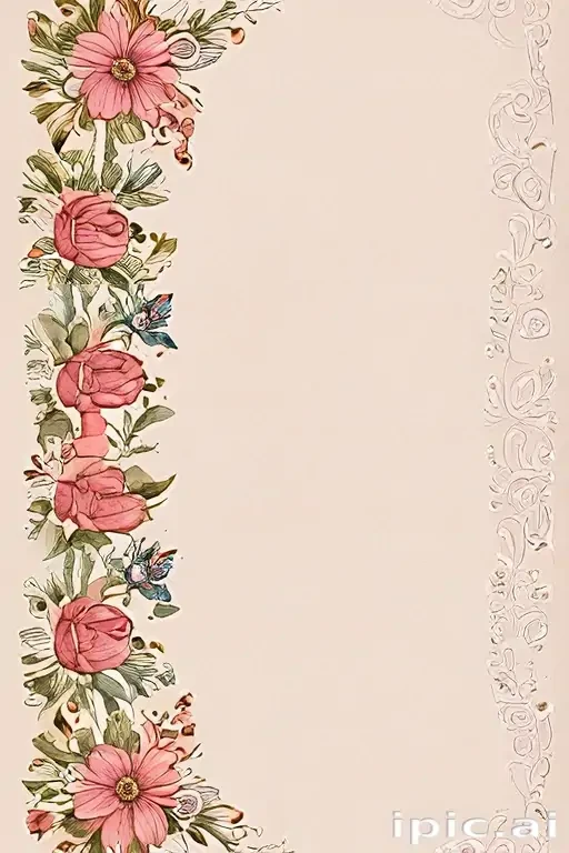 floral page borders