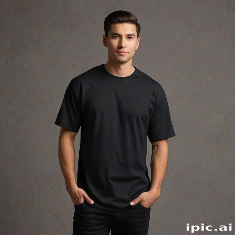 black mockup shirt