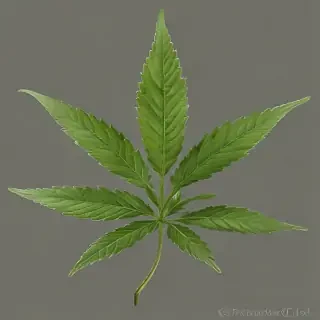 marijuana leaf transparent background