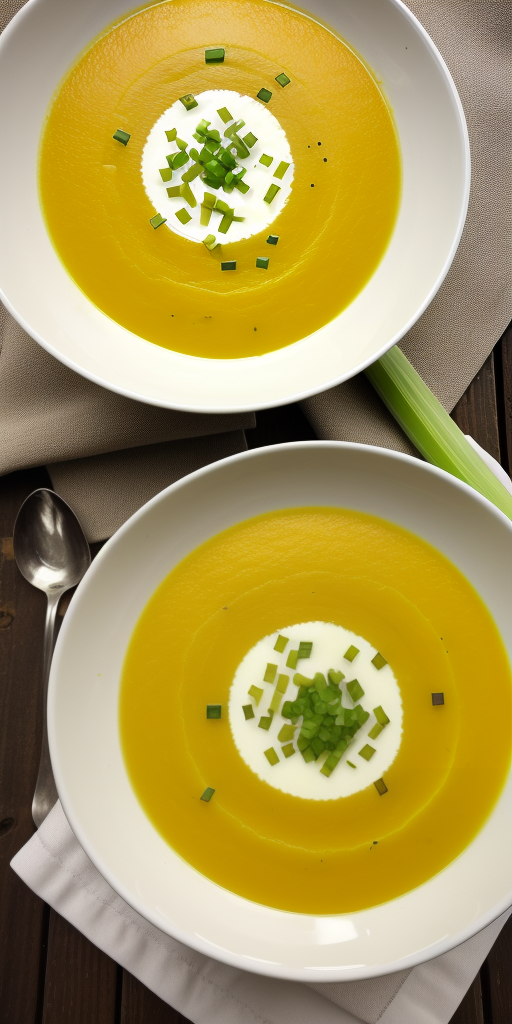 butternut squash and leek soup