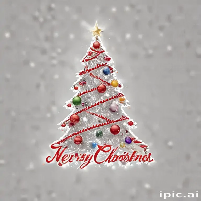 transparent merry christmas
