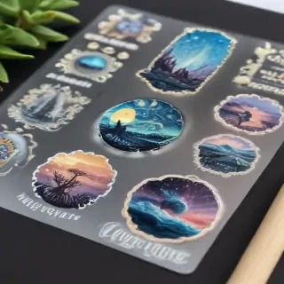 aesthetic transparent stickers