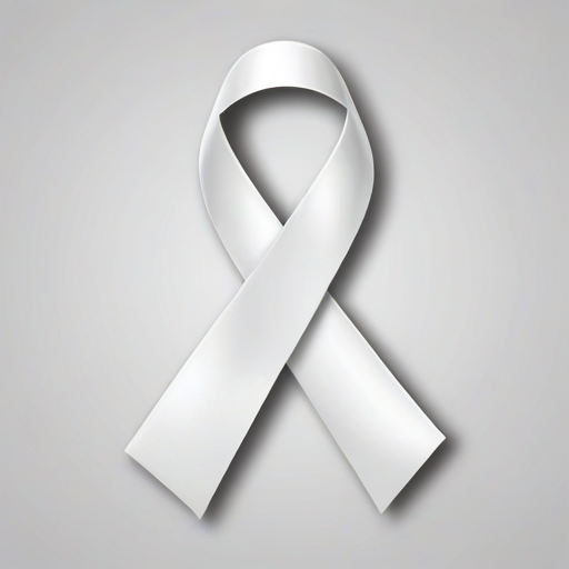 white ribbon png