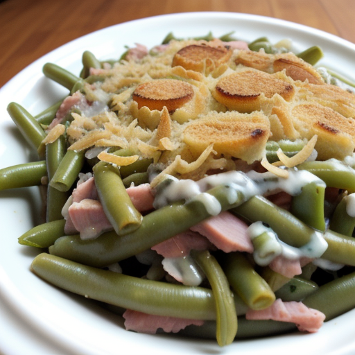 ham and green bean casserole