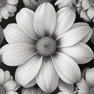 pencil drawings of flowers